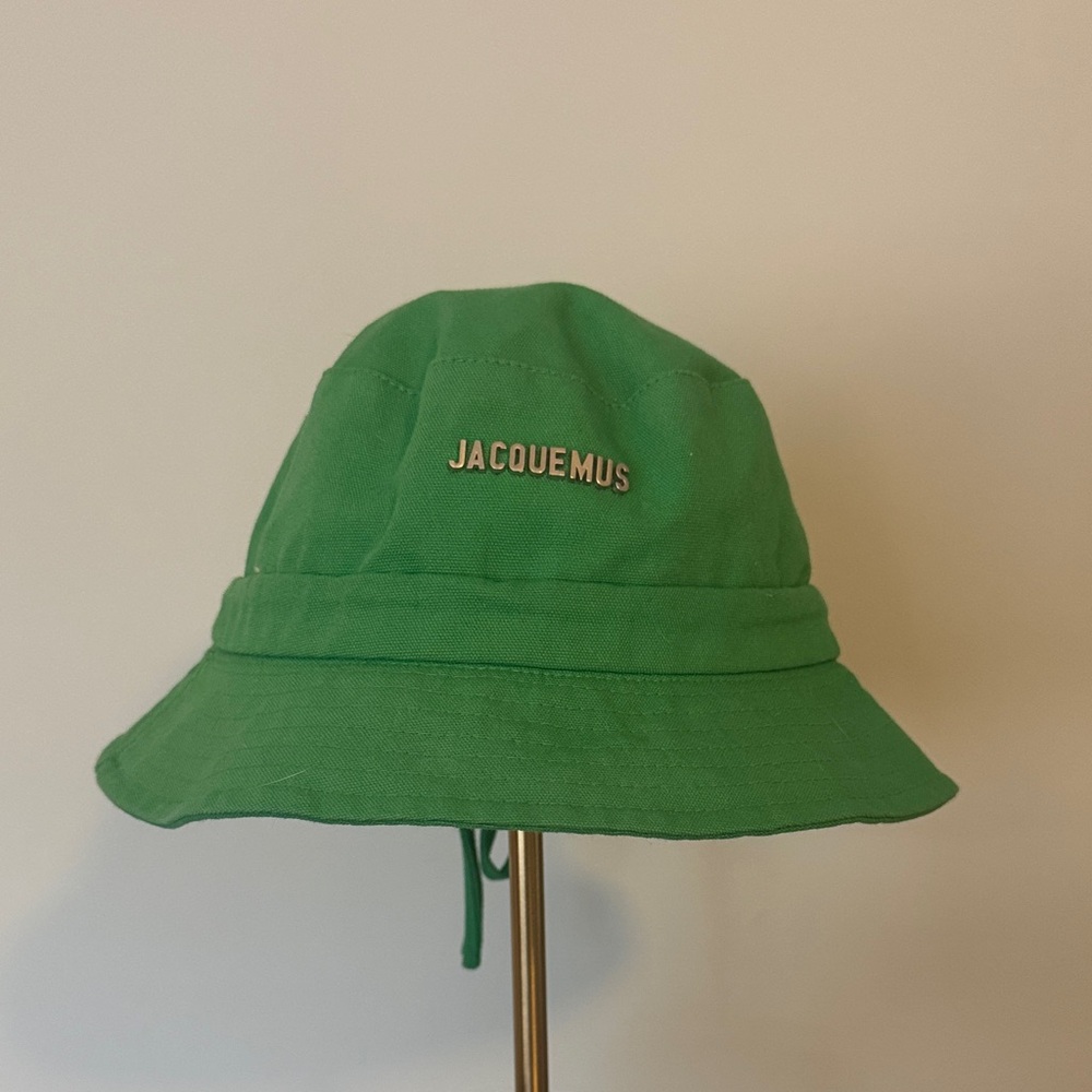 Jacquemus Vibrant Green Bucket Hat